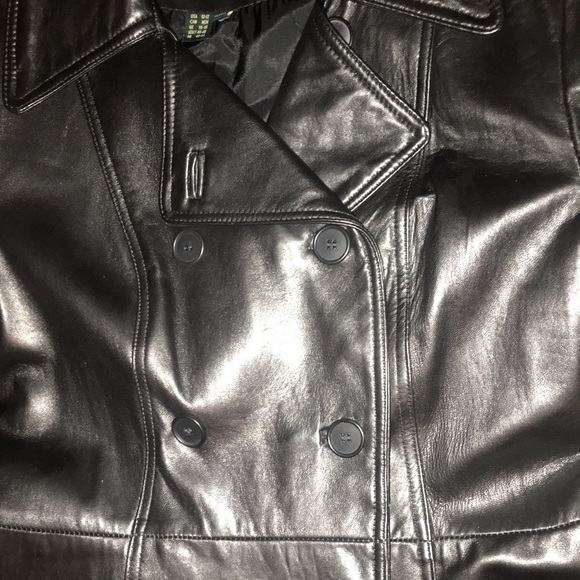Danier Lambskin Leather Coat - Picture 3 of 14